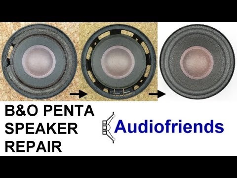 B&O Penta repair midrange with foam or rubber surrounds in a perfect way.