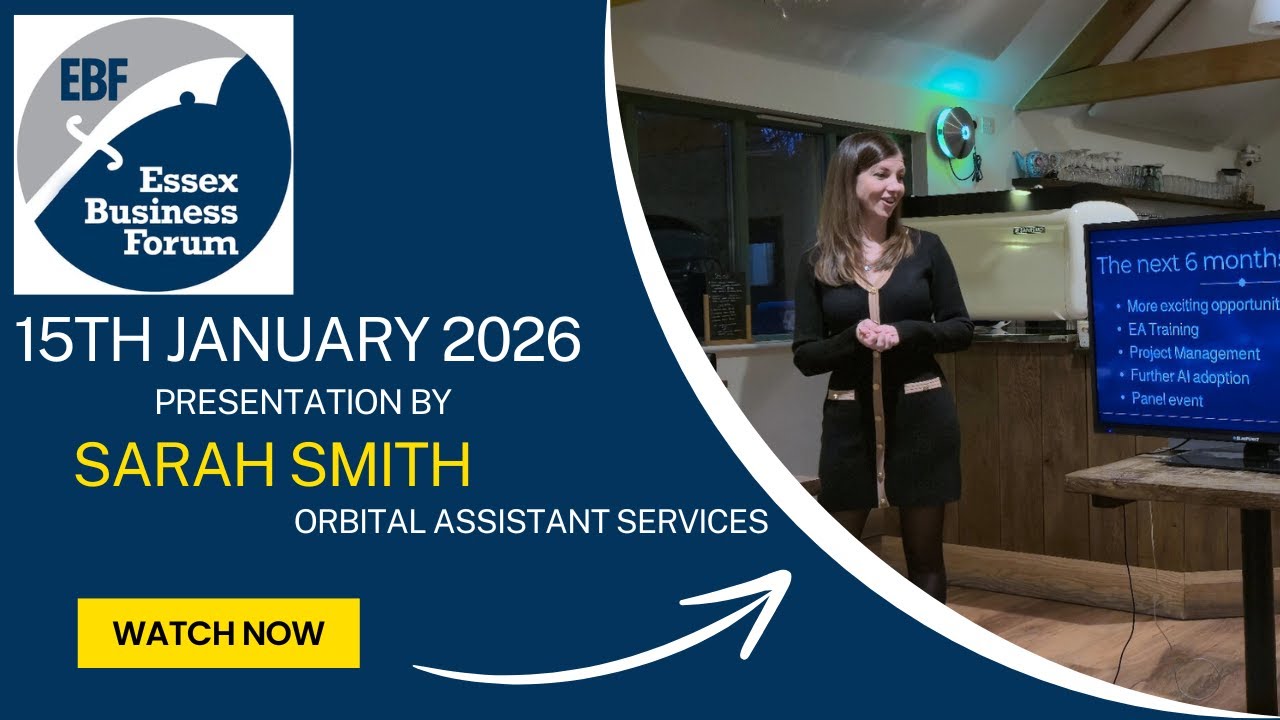 Business Networking Meeting 15/01/26 Sarah Smith - Orbital Assistant Services - 10 Minutes
