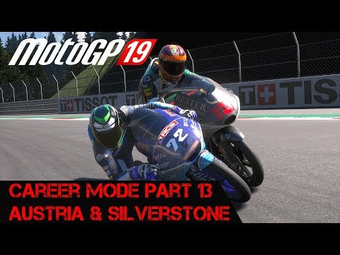 Motogp 19 Career Mode Part 13 - MIGNO AGAIN (Moto3 Red Bull Ring And Silverstone)
