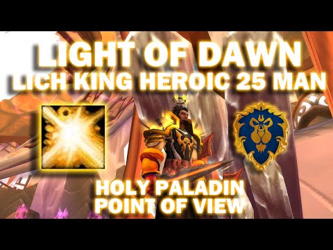Heroic Lich King 25 man #35 - Holy Paladin POV  - Warmane: Icecrown - SFX added