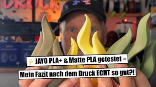 Faster Printing Without Loss of Quality? JAYO Filament Put to the Test