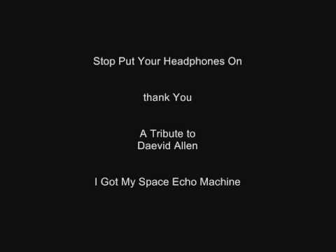 I Got My Space Echo Machine On .....