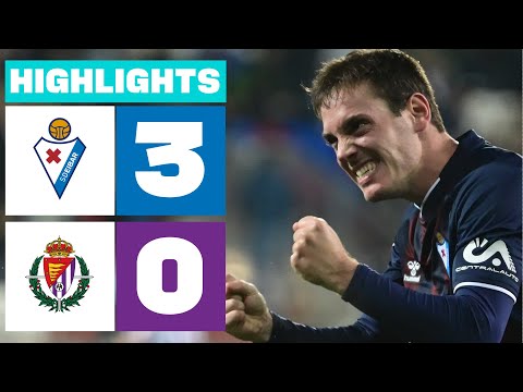 SD EIBAR 3 - 0 REAL VALLADOLID | RESUMEN LALIGA HYPERMOTION