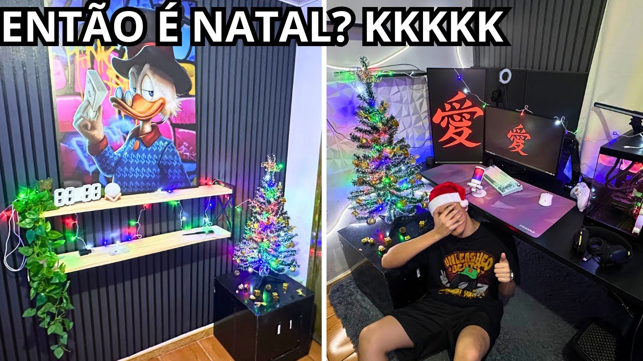 Tunando Meu Setup pro NATAL KKKK Ficou chave