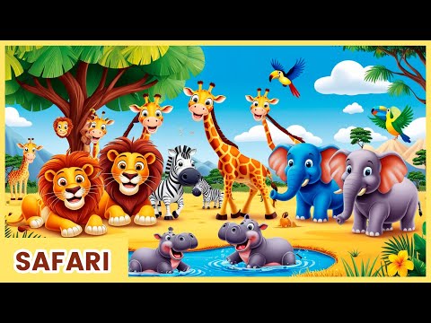 🦁🌿 SAFARI FELIZ - MÚSICA INFANTIL GOSPEL 🎶