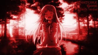 Red - Gone (grav3s Version) [Nightcore/Lyrics]