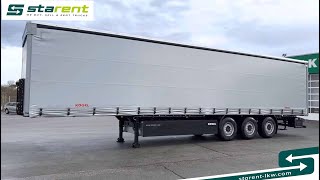 Kögel Tautliner, Light 5.740kg, Hubdach, Liftachse, MIETE MÖGLICH curtain side semi-trailer for sale image 4 new Kögel Tautliner, Light 5.740kg, Hubdach, Liftachse, MIETE MÖGLICH curtain side semi-trailer image 4