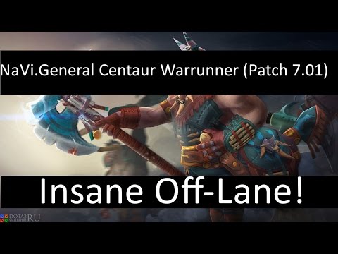 NaVi General - Centaur Warrunner - Patch 7.01 - [ Pro Ranked dota 2 Gameplay ]