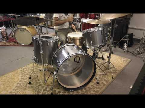 Q Drum Co. Cold Rolled Steel 14x22 9x13 and 16x16 Drum Kit