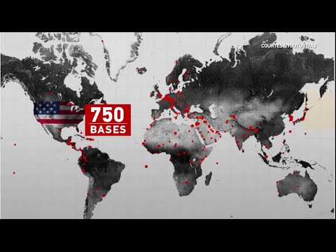 750 U.S. military bases set up around the world