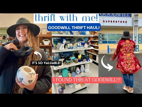 INCREDIBLE THRIFT SCORES! GOODWILL VINTAGE HAUL | Thrifting The Oregon Coast! It Was Only $10!!