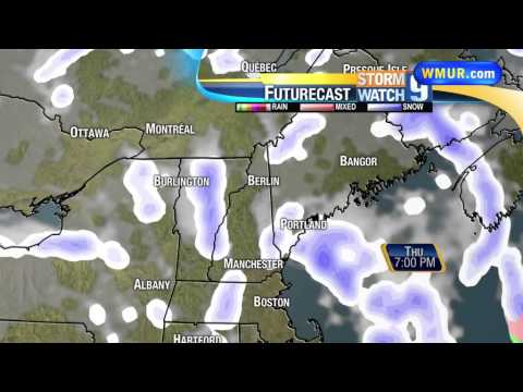 Scattered snow showers, squalls possible