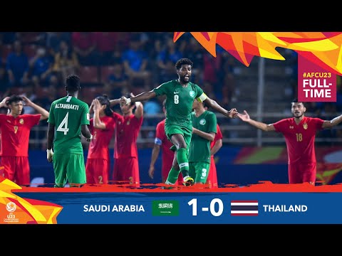 Saudi Arabia 1 - 0 Thailand (AFC U23 Championship ...