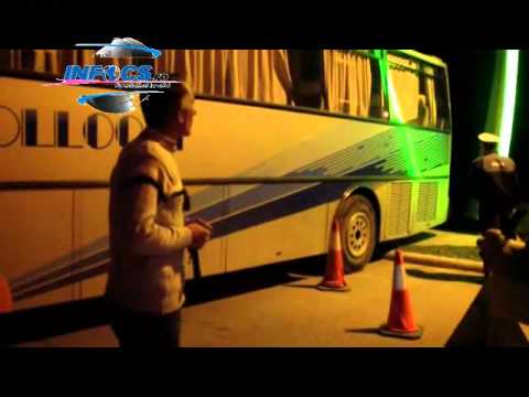 Autobuz implicat in accident stupid la Calnic