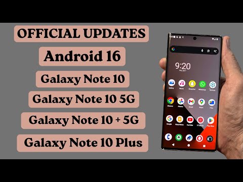 Install Official LineageOS23 Android 16 ON Galaxy Note 10 Plus Note 10 Note 10 Plus 5G