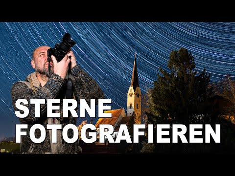 STERNE zu HAUSE FOTOGRAFIEREN | STAR TRAILS rund um den POLARSTERN machen DEUTSCH
