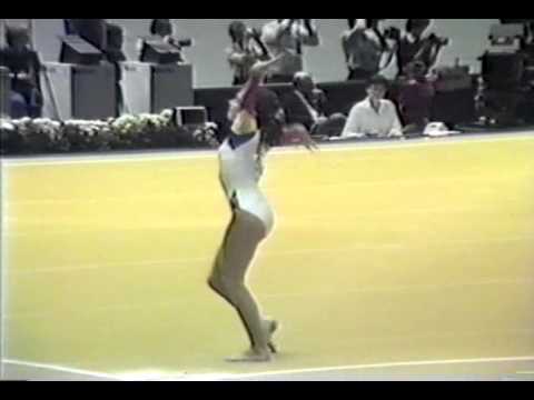 1st TO ROM Eugenia Golea FX   1987 World Gymnastics Championships 9 800