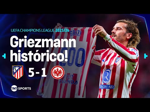 Gols e lances de Atlético de Madri x Eintracht Frankfurt