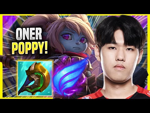 ONER IS READY FOR POPPY! - T1 Oner Plays Poppy JUNGLE vs Nunu! | Season 2022