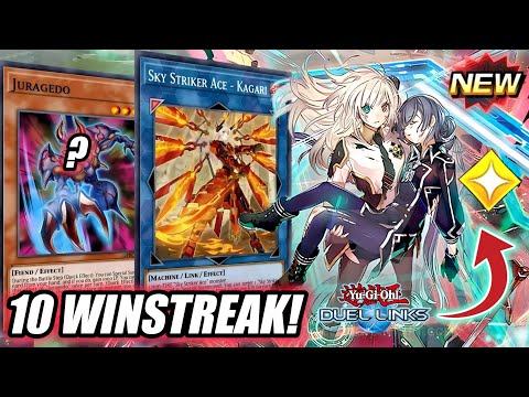 NEW SKY STRIKER SKILL & SUPPORT! LINKAGE for the OTK! [Yu-Gi-Oh! Duel Links]