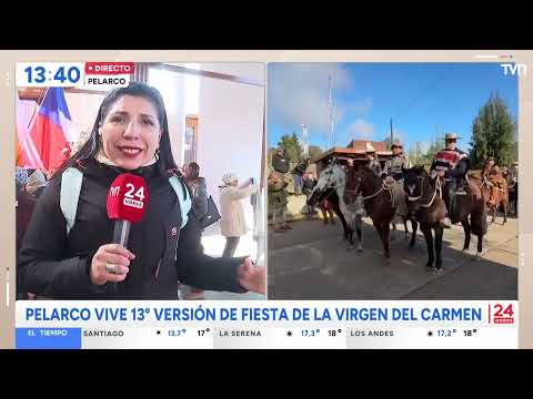 Masiva celebración a Virgen del Carmen | 24 Horas TVN - Red Maule