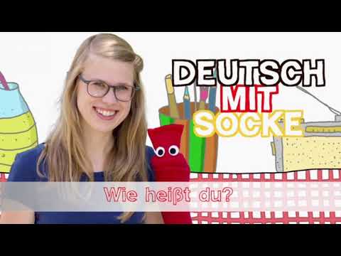 Deutsch mit Socke Folge 1 Wie heißt du?