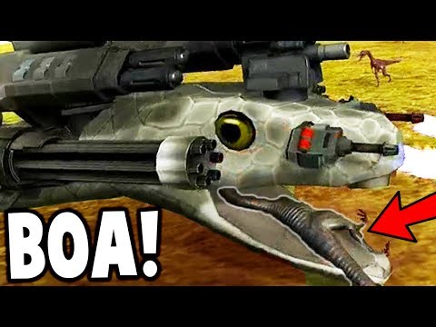 GIANT Titanoboa! EATING COMPYS! NEW Updates! - Beast Battle Simulator Gameplay