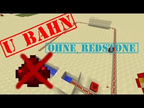 EINFACHSTE U-BAHN EVER: Ohne Commands, Ohne Redstone, Ohne Plugins/Mods