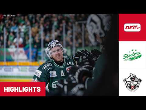 DEL2: Bietigheim Steelers vs. Eisbären Regensburg | Highlights