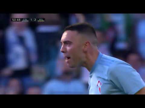 Golazo de Iago Aspas en el Celta 3 Villarreal 2 | Audio: Miguel Angel Roman |18-19