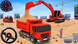 Download lagu Truck Tronton Panjang Angkut Pasir Kontruksi Jalan - Mobil Balap Simulator Android Gameplay mp3