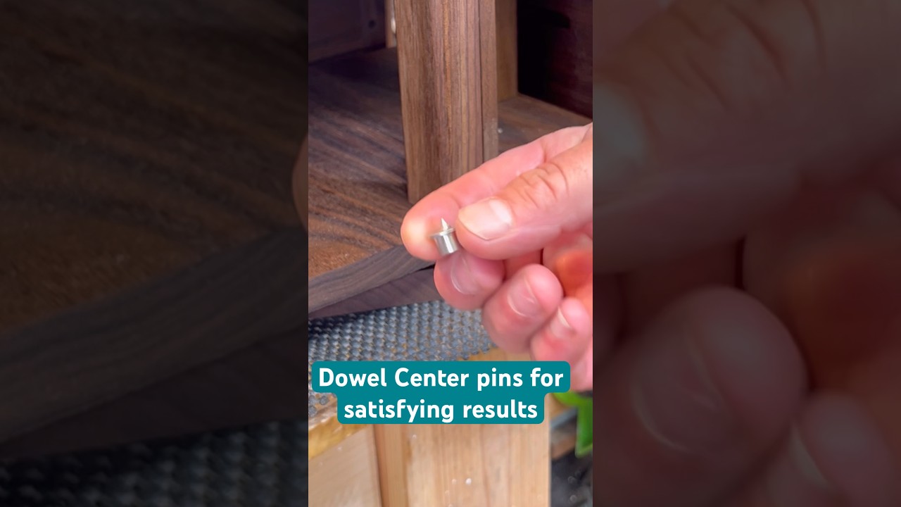 Use dowel centering pins for alignment of other things #diy #woodworking #tools