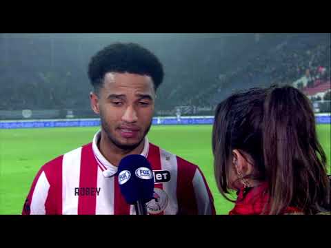FOX-interview met Ryan Sanusi na sc Heerenveen - Sparta Rotterdam