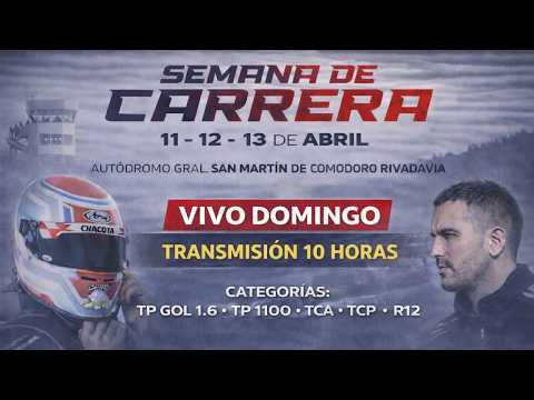 [VIVO] 🏁 DOMINGO 12/04 - 2DA FECHA PISTA CHUBUTENSE - AUTODROMO GRAL SAN MARTIN - COMODORO RIVADAVIA