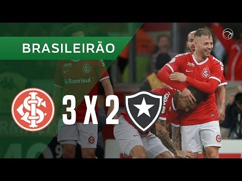 INTERNACIONAL 3 X 2 BOTAFOGO - GOLS - 31/08 - BRASILEIRÃO 2019