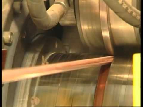 Copper And Aluminium Continuous Extrusion ( CONFORM )  Machine.mpg