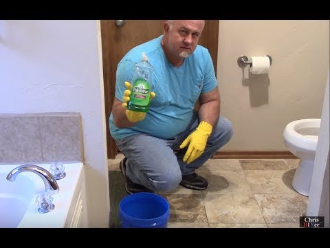 How to unclog a toilet using hot water & dish soap. DIY...save MONEY before calling a plumber!