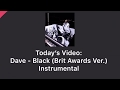 Dave - Black (Brit Awards 2020 Ver. Prod. By GM1) Instrumental on GarageBand