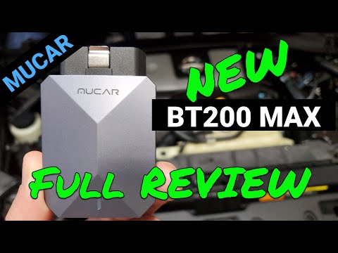 MUCAR BT200MAX OBD Scanner Review