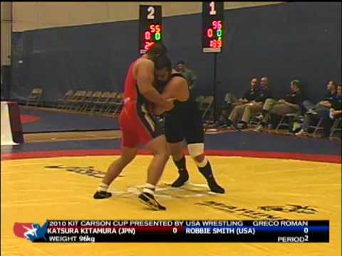 96kg: Robbie Smith (USA) vs. Kitamura (Japan)
