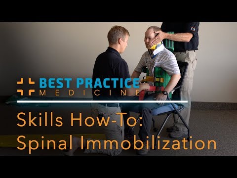 NREMT Skills Sheet: Spinal Immobilization - Seated Patient