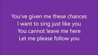 Celine Dion - Ne Partez Pas Sans Moi - English lyrics in tune with song