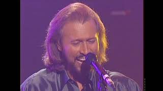 Bee Gees — Night Fever &amp; More Than A Women (Live at &quot;An Audience With..&quot; / ITV Studios London 1998)