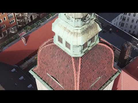 Foto-Video Aufnahmen für Gutachten Turmdach in Berlin Friedenau