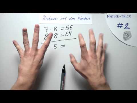 Mathe Trick #2 Rechnen mit den Händen
