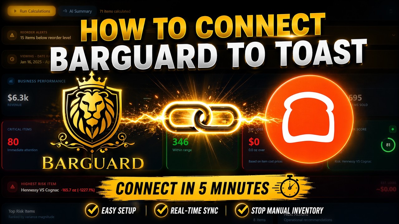 How to Connect Toast POS to BarGuard, Step by Step Setup Guide video thumbnail