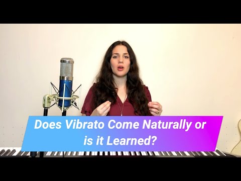 Ist Vibrato angeboren oder erlernt?