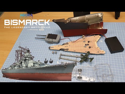 Agora Model's Bismarck: The Legendary Battleship - Pack 1 - Stages 1-8