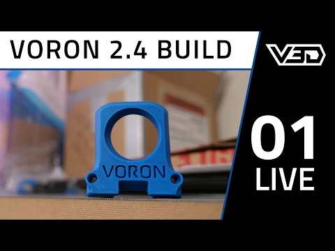 Building a Voron 2.4 Live! Part 1: Frame, Z Rails & Inserts