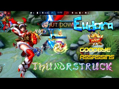 EUDORA INSANE SKILL- ASSASSINS CLEAR IN 1 MOVE- EUDORE BEST BUILD 2021
